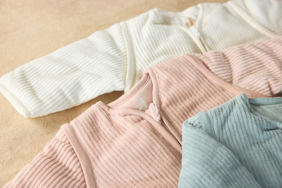 Gigoteuse avec Manches Amovible Ronde 110cm Rib Ivory – Image 7