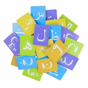 Cartes éducatives alphabet arabe effaçables – 28 lettres
