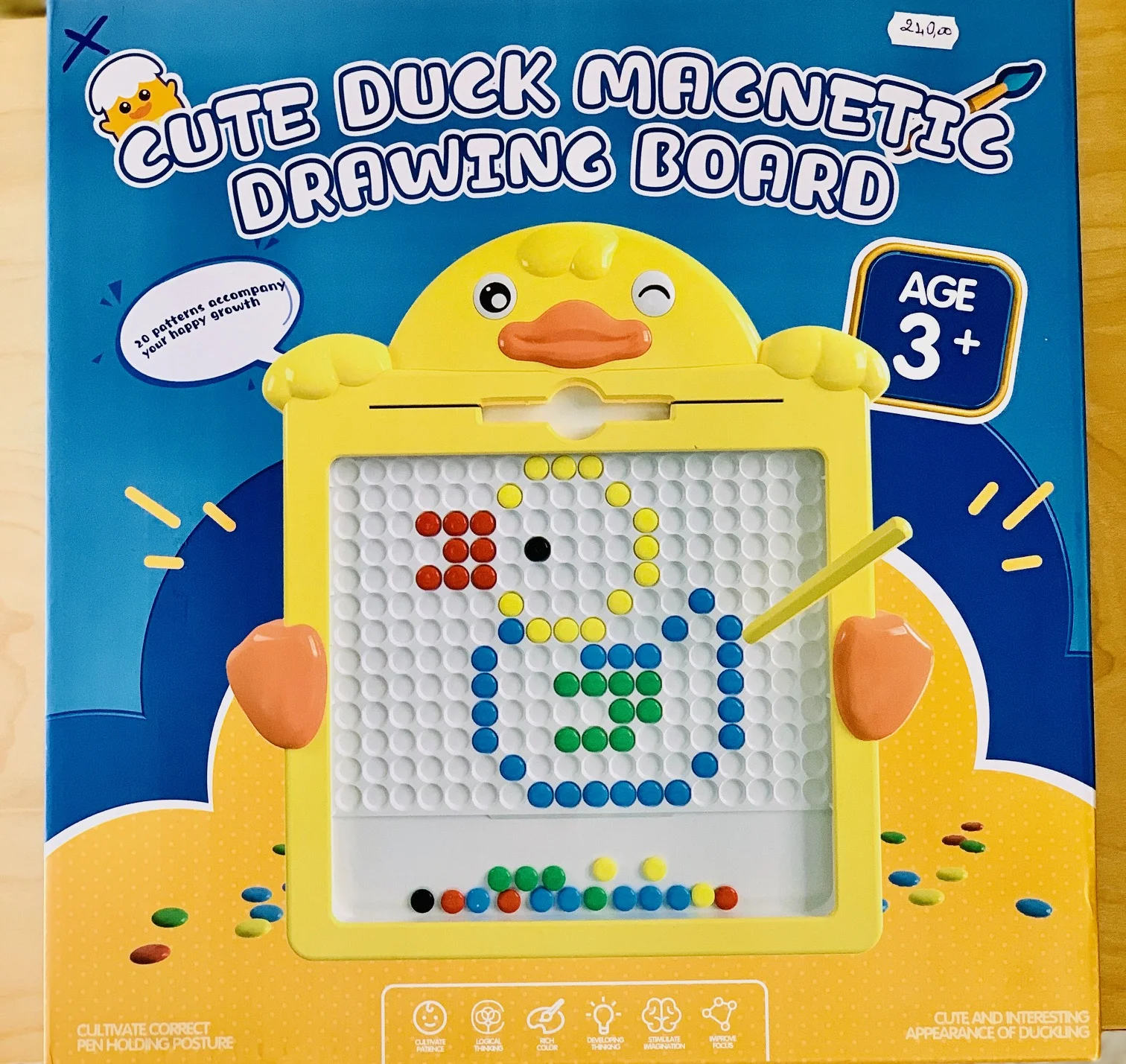 Planche de dessin magnétique forme canard – Image 9