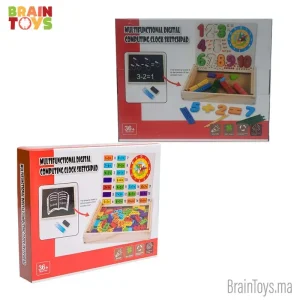 Jouet d&rsquo;apprentissage mathématique en bois