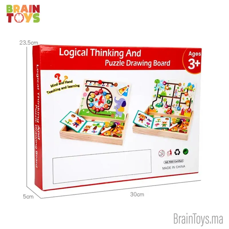 Jouet labyrinthe et horloge colorée – Image 3