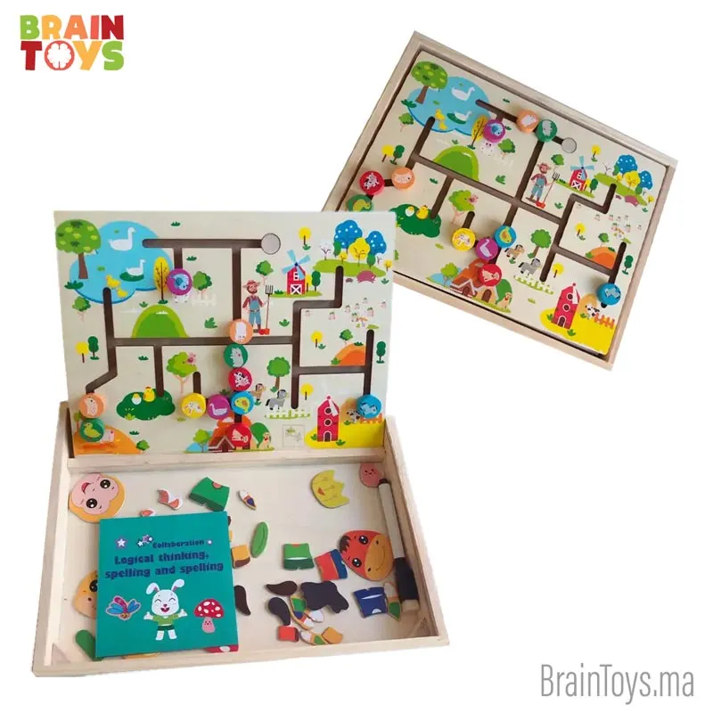 Jouet labyrinthe et horloge colorée – Image 5