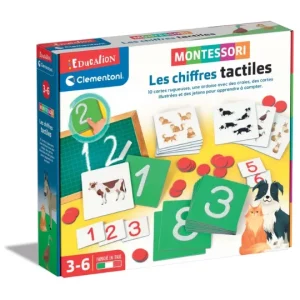 les chiffres rugueuses – tactiles – Clementoni