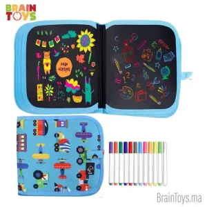 Livre de griffonnage effaçable pour les tout-petits, Blocs de dessin réutilisables
