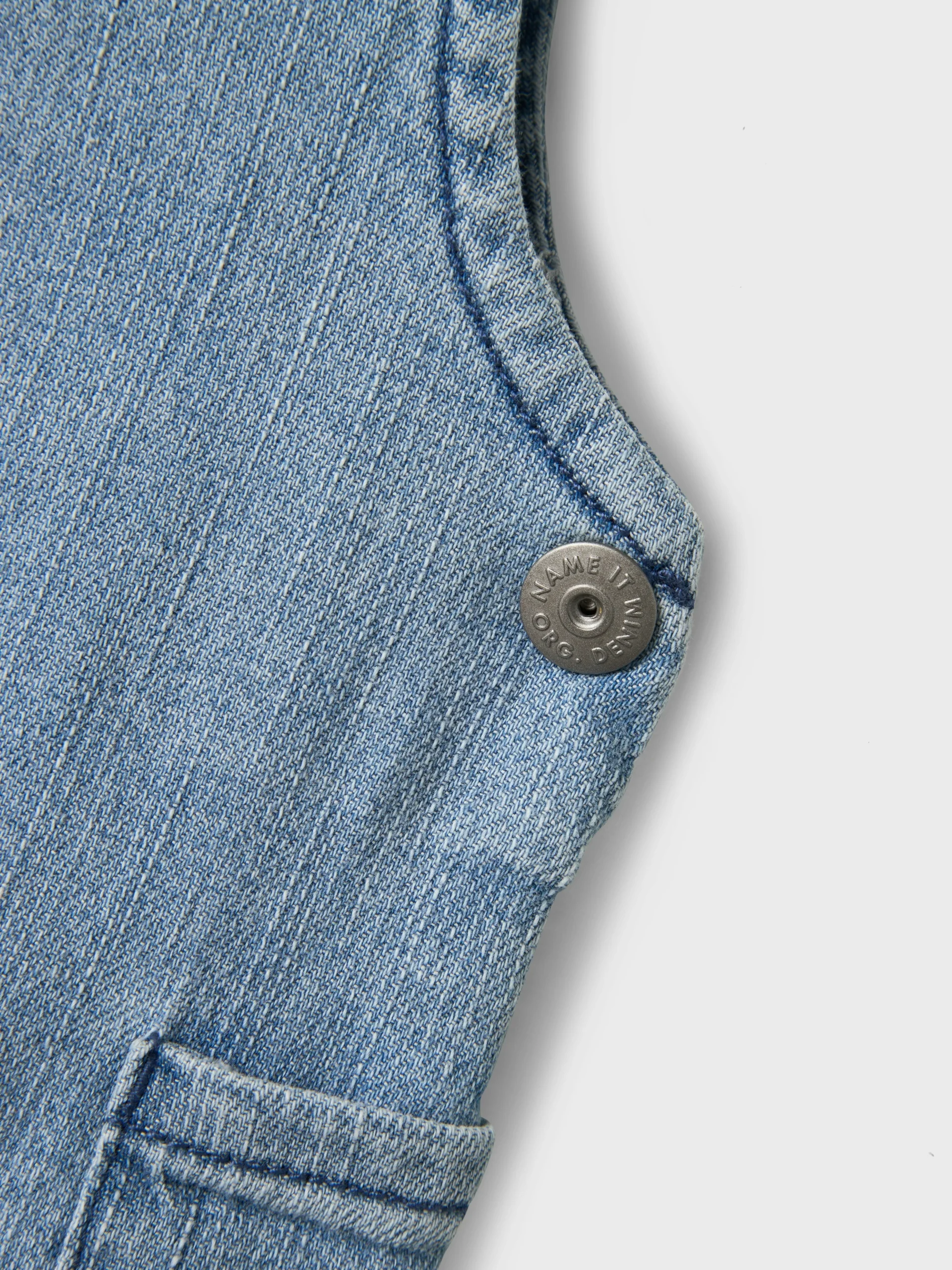 Salopette en jeans FRED Bleu – Image 3