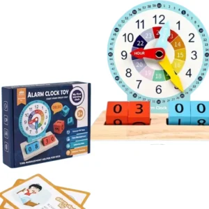 Horloge en bois heure-minute