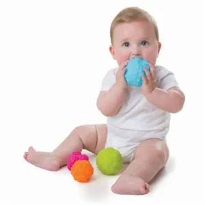 Balles sensorielles Montessori bébé – 6 mois +