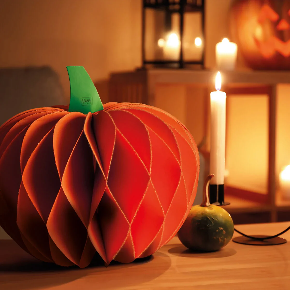 Citrouille Pliable en Papier - What a Pumpkin! HALLOWEEN – Image 2