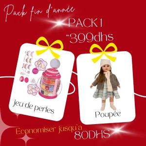 Pack 1 : Atelier de Bijoux pour Filles / Poupée magnifique pour filles