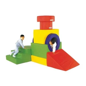 Parcours de motricité avec modules en mousse