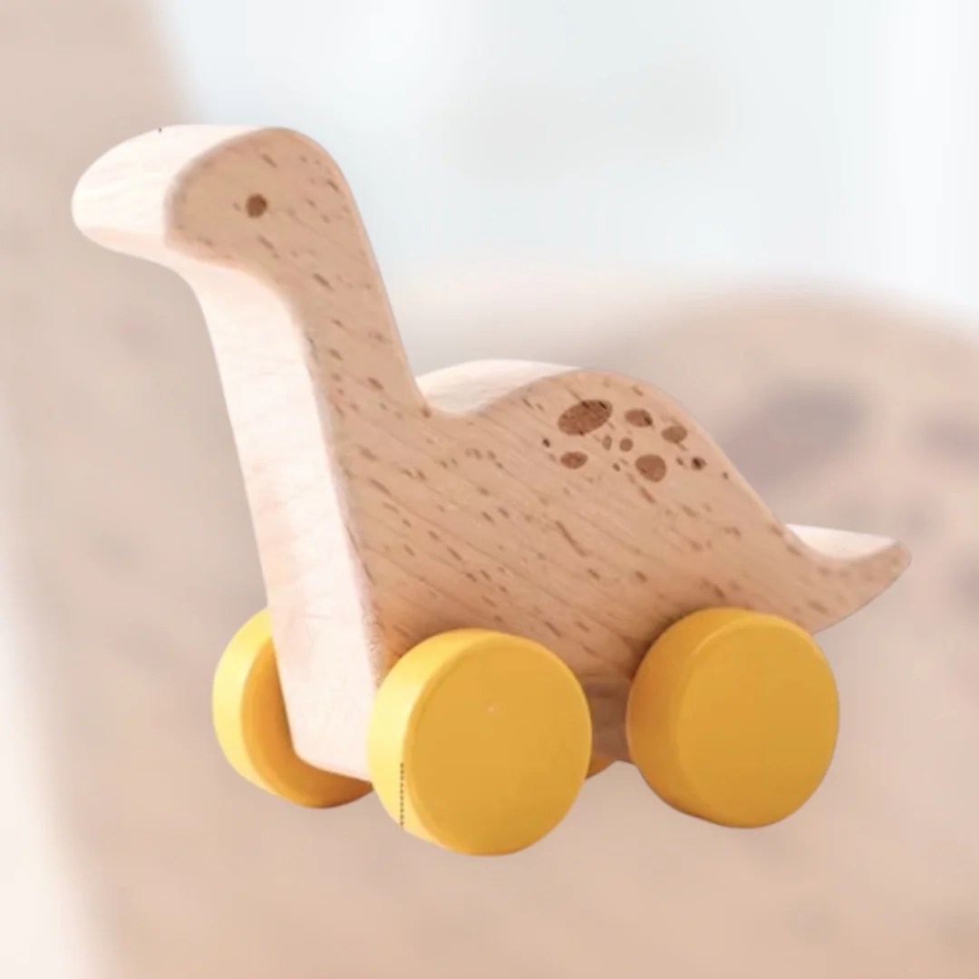 Dinosaures d'éveil en bois – Image 4