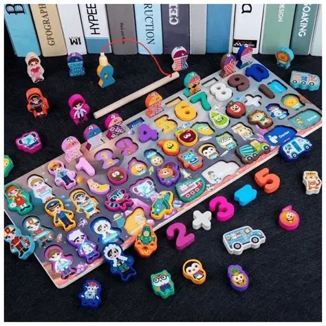 Plateau Montessori fruits animaux véhicules métiers et pêche