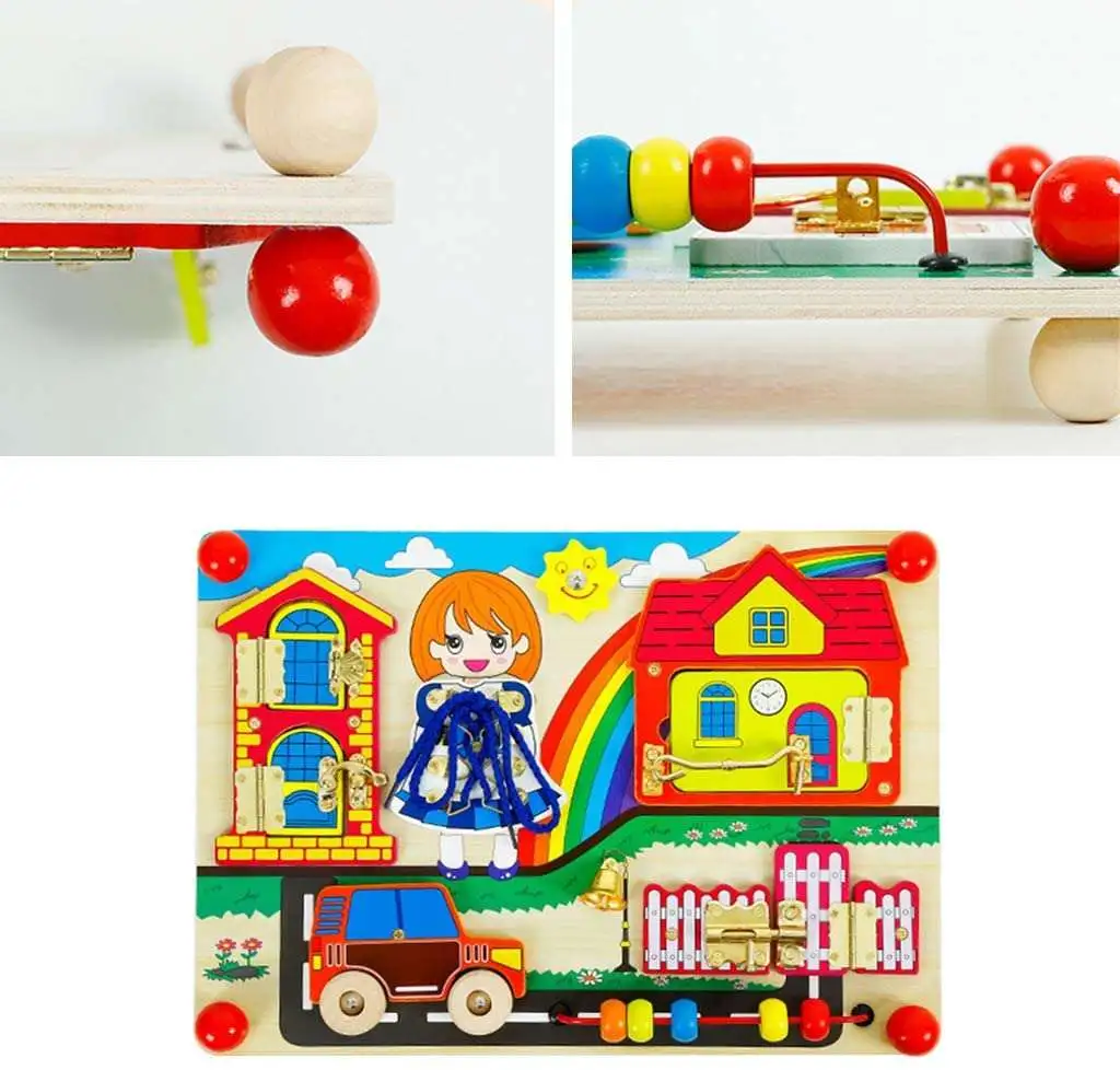 Plateau motricité et serrures Montessori 2 – Image 2