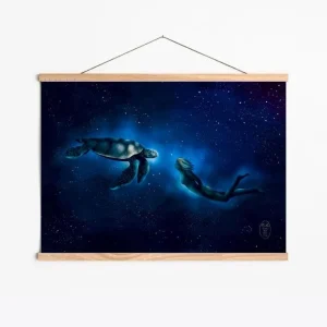 Rencontre avec la Tortue Noire – Tirage signé et numéroté