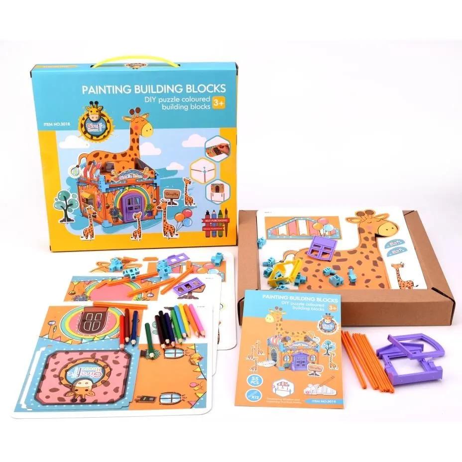 Puzzle 3D Giraffe House – Image 2