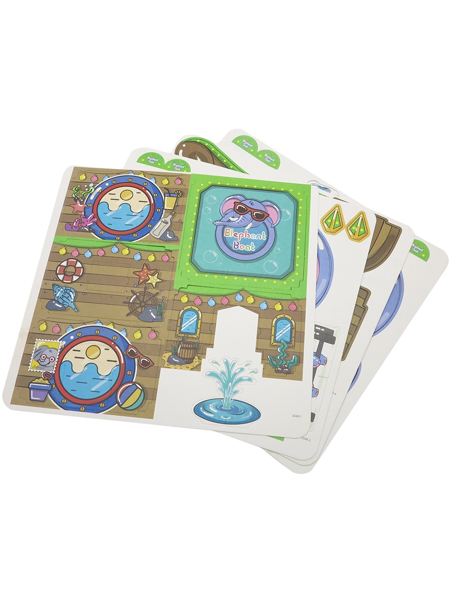 Puzzle 3D Elephant Boat – Image 4