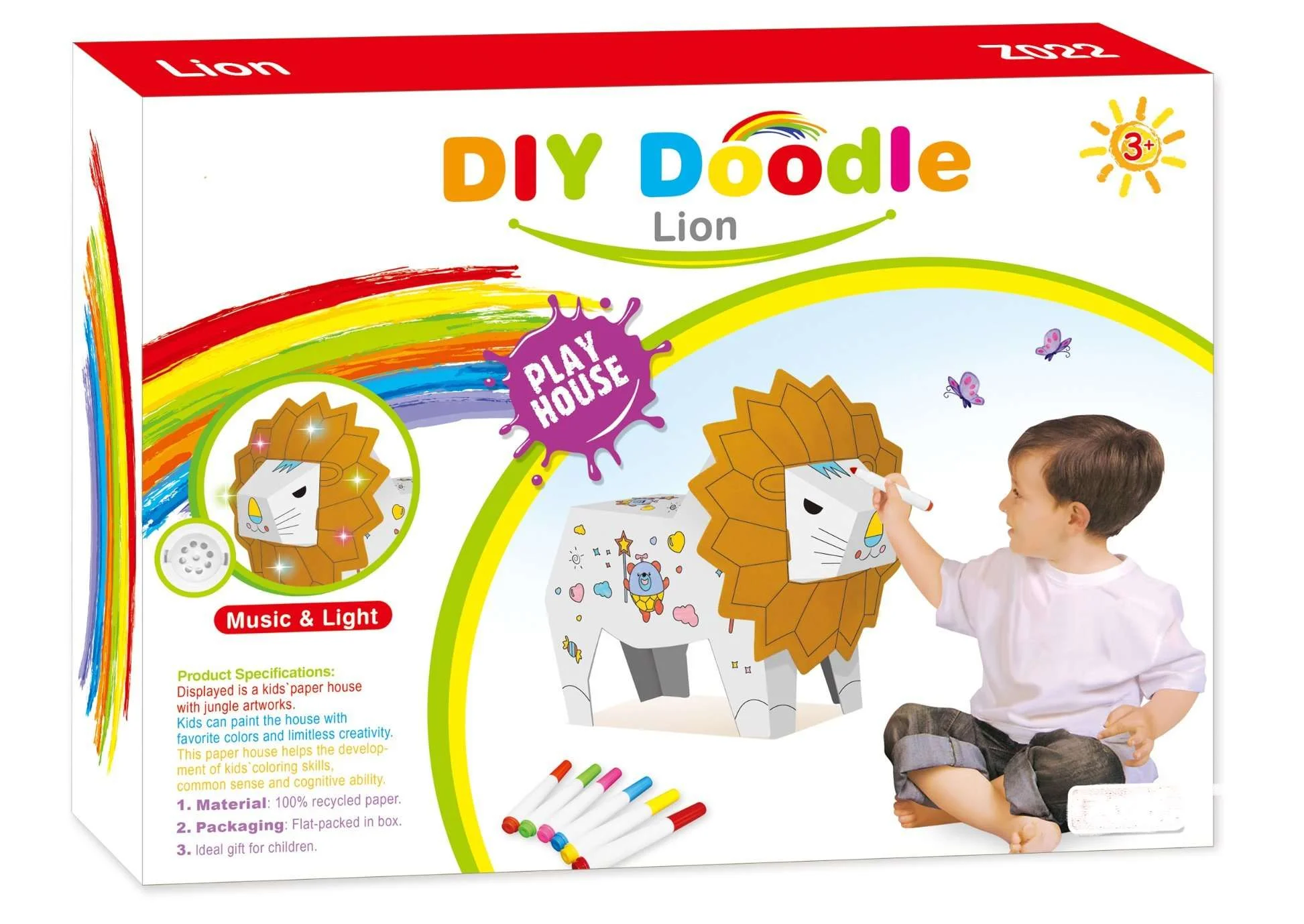 Puzzle Géant 3D Lion avec son