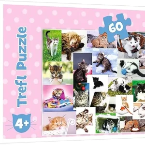 Chat mignon puzzle Trefl – 60 pièces