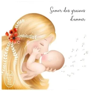 Carte irisée grand format – La semeuse