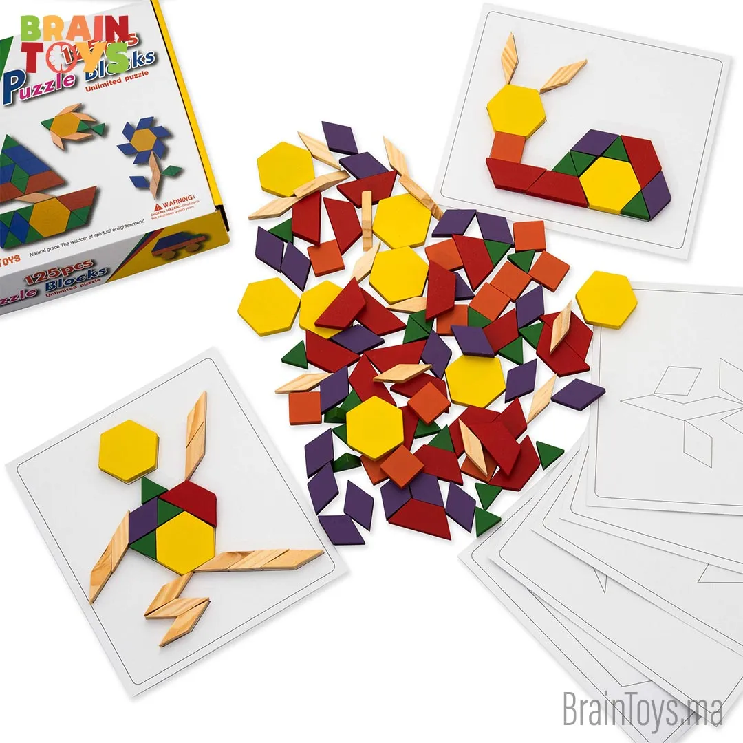 Tangram Puzzle 125 Pcs – Image 3