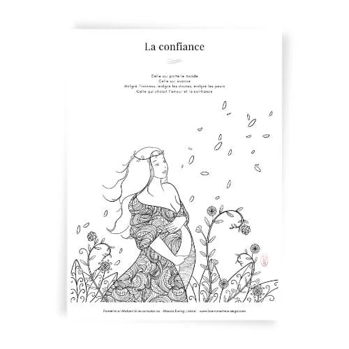 Coloriage La confiance à télécharger