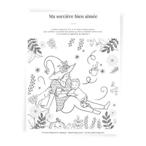 Coloriage Ma sorcière bien aimée