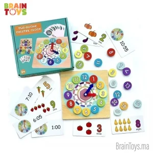 Two-in-One Digital Clock « jeu éducation de horloge « 