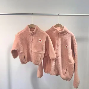 Gilet TEDDY rose