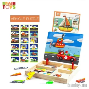 Tableau aimanté – VEHICLE PUZZL