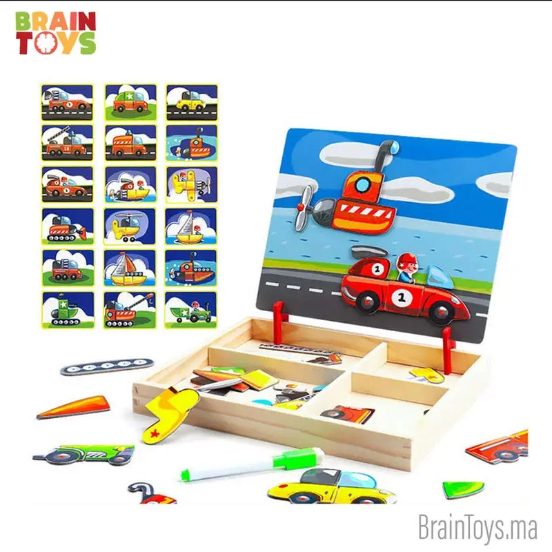 Tableau aimanté – VEHICLE PUZZL – Image 2