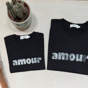 T-shirt AMOUR NOIR