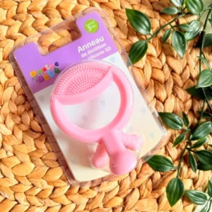 Anneau de Dentition – 3D Rose