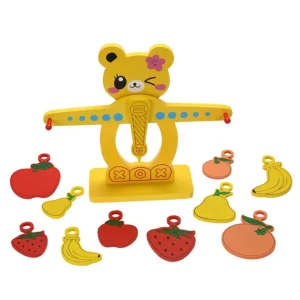 Balance Montessori chiffre et addition chat