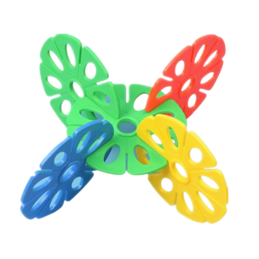 Jeu de construction Blocs roues avec modèles