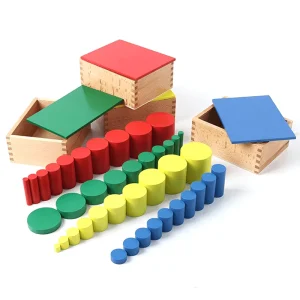 Cylindres de couleur Montessori