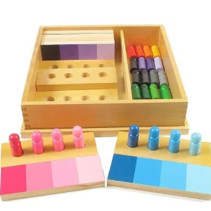 boite de tri des dégradés de couleur- développer le sens de la vue