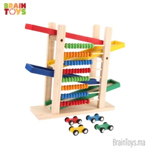 Jouet de boulier de voiture éducatif Montessori