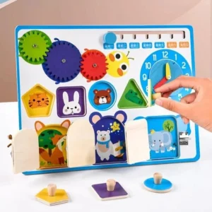 Busy Board 1 : Tableau d&rsquo;Activités Montessori pour Enfants