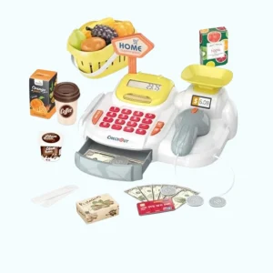 Caisse de supermarché avec effets sonores