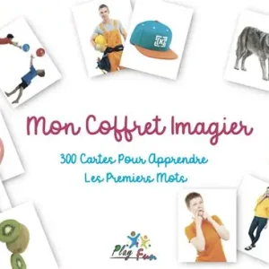 Mon Coffret Imagier 300 cartes pour apprendre les premiers mots