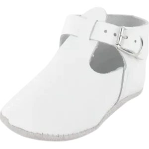 Chaussons cuir avec boucle