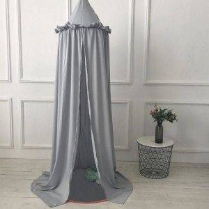 Ciel De Lit Bébé Gris Foncé