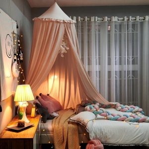 Ciel De Lit Bébé Rose Champagne