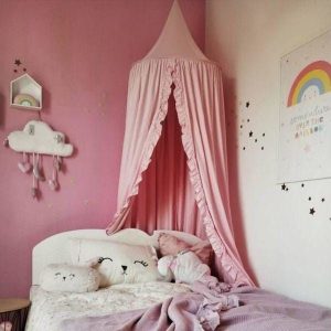 Ciel De Lit Bébé Rose Foncé