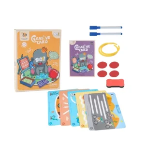 Jeu Creative – Cartes d’écriture éducatives pour enfants – Réutilisables