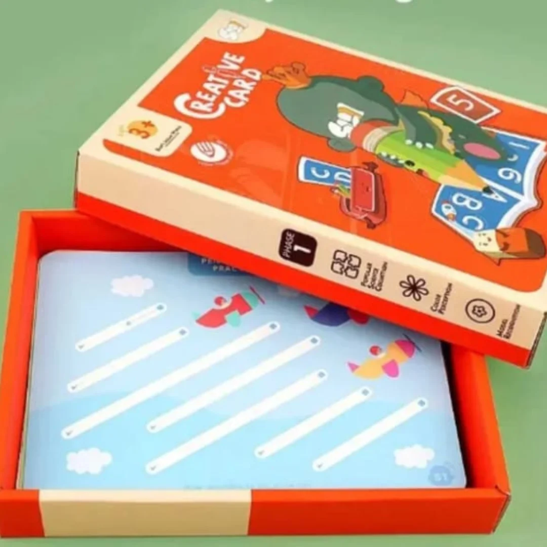 Jeu Creative – Cartes d’écriture éducatives pour enfants- Lettres – Chiffres – Réutilisables – Image 4