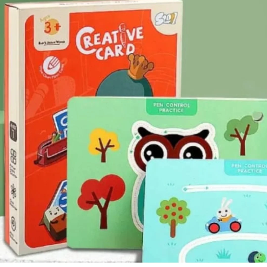 Jeu Creative – Cartes d’écriture éducatives pour enfants- Lettres – Chiffres – Réutilisables – Image 3