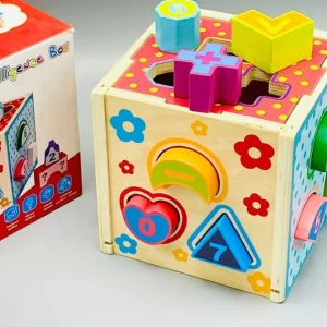 Cube des formes à encastrer Montessori – Chiffres