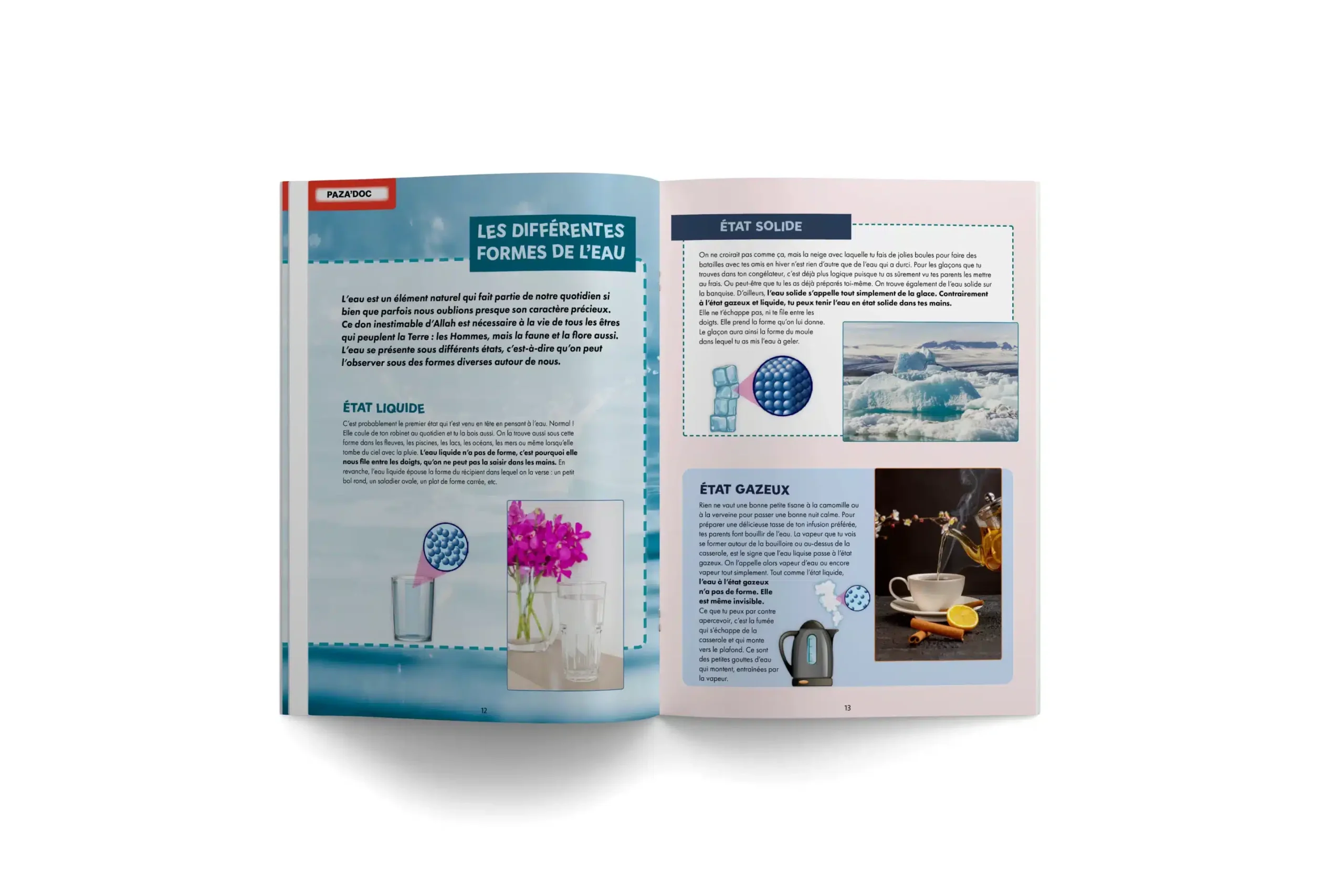 PAZA’MAG – L’eau dans tous ses états : LE magazine des enfants musulmans dédié à cet élément naturel précieux et essentiel à notre planète – Image 2