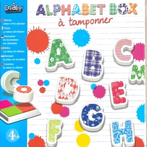 Tampons box alphabet